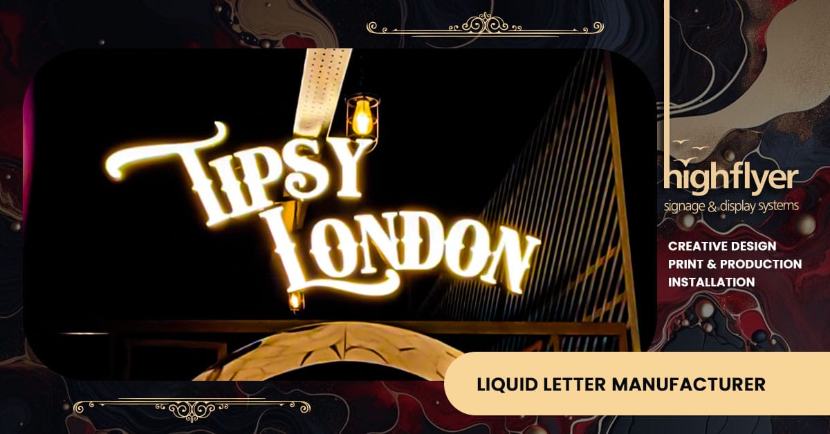Liquid Letter Manufacturer in Bangalore - Highflyer Signage & Display